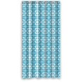 thumbnail image 1 of Cortina de ducha ABPHQTO Patrón Clásico Blanco en diamantes Azules Impermeable 90x180 cm, 1 of 2