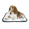 thumbnail image 2 of PKQWTM Unicorn Magic Fantasy Horse Pet Dog Cat Bed Pee Pads Mat Cushion Potty Dogsblankets Crate Bed Kennel 25x30 inch, 2 of 3