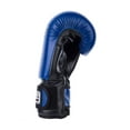 thumbnail image 2 of Fighter Synthetic Leather Basic Boxing Gloves, blue/black 1376APUBBL, 2 of 4