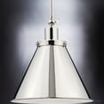 thumbnail image 4 of Luxury Traditional Pendant, 12.75H x 12.25W, with Modern Farmhouse Style, Polished Nickel, UHP4005 by Urban Ambiance, 4 of 5