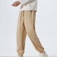 thumbnail image 4 of yillto Men's Sweatpants Joggers Pants with Pockets Drawstring Elastic Waist Baggy Fall Winter Pant, 4 of 7