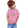 thumbnail image 3 of Hiijoy Toddler Girl's Tshirt Butterfly Print Short Sleeved T-Shirt Summer Casual Tee Shirt, 3 of 3