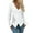 White-1, variant on 2025 Women Fashion V Shirt for Women Fashion Neck Long Sleeve Solid Ladies Shirt Long Sleeve Color Pullover Sweater Knitting Long Sleeve Women Top