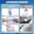 thumbnail image 2 of Waterproof Extra Wide Leg Cast Cover for Shower with Non-Slip Bottom for Leg Cast Protector for Leg Surgery Wounds,1 x Cast Cover, 2 of 8