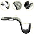 thumbnail image 4 of 4 Pack Bling Car Seat Headrest Hooks, Car Shinny Rhinestone Creative Rear Backrest Hook, Back Seat Organizer for Rear Space Finishing of Cars (Silver2+Black2), 4 of 9