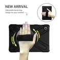 thumbnail image 4 of Dteck Galaxy Tab S5e Case with Soft PET Screen Protector, Heavy Duty Rugged Shockproof Rotating Kickstand Protective Cover Case with Shoulder Strap for Samsung Galaxy Tab S5e 10.5", Black, 4 of 8