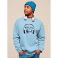 thumbnail image 2 of Music In My Head Sweatshirt Men -Smartprints Designs, Male Medium, 2 of 4
