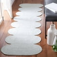 thumbnail image 2 of SAFAVIEH Cape Cod Randell Abstract Polyester Area Rug, Grey/Ivory, 6' x 9', 2 of 7