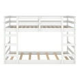 thumbnail image 4 of Full Over Full Bunk Bed with Ladder, White, 4 of 9