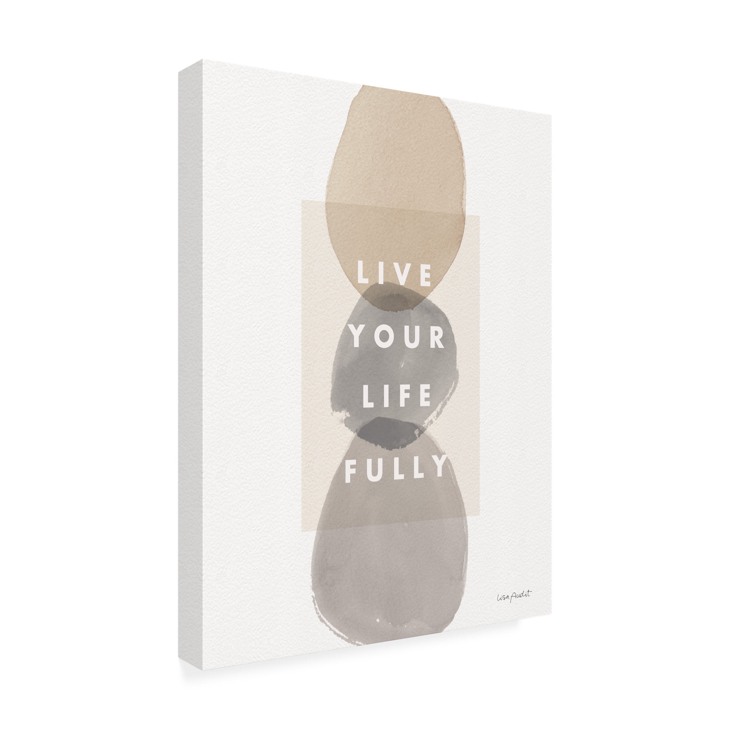 Lisa Audit 'Think Neutral 13' Canvas Art