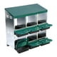 thumbnail image 1 of Cajas nido para gallinas, para poner huevos con tapa, caja nido para pájaros, fácil recolección de huevos, cajas para gallinas ponedoras, 6 Verde, 1 of 8