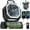 Green, variant on Camping Fan - 20000mAh Battery Powered Fan Rechargeable with LED Lantern - Portable Outdoor Tent Fans with Hanging Hook 4 Speeds Wind Remote Control, Black