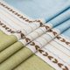 thumbnail image 2 of Linen Tablecloth Cotton Washable Wrinkle Free Tassel Design for Kitchen Dinning Tabletop Decoration (Blue-Green,55x55 inch), 2 of 4