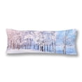 thumbnail image 1 of BSDHOME Winter Landscape Snow Forest Snowfall Pillow Covers Pillowcase 20x60 inch Body Pillow Case Protector, 1 of 2