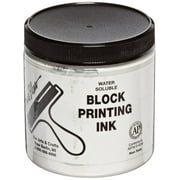Sax True Flow Water Soluble Block Printing Ink - 8 Ounce Jar - White