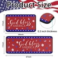 thumbnail image 3 of Fourth of July Kitchen Rugs Set 2 Pieces Independence Day Non Skid Kitchen Floor Rug and Mat Red Blue Kitchen Runner Rug Mat for Indoor Home Kitchen Decor 17"x47"+17"x30", 3 of 6