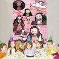thumbnail image 2 of Nezuko Kamado Demon Slayer Party Supplies Background Backdrop Taspestry Banner Poster Decor Decorations, 2 of 6