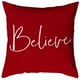 thumbnail image 1 of Funda de cojín de copo de nieve de Navidad 18x18 pulgadas | Funda decorativa de cojines de poliéster con estampado de árbol | Decoración festiva de sofá de invierno | Acento suave y duradero para, 1 of 2