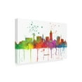 thumbnail image 2 of Marlene Watson 'Lincoln Nebraska Skyline Mclr 1' Canvas Art, 2 of 3