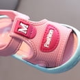 thumbnail image 4 of Girls Boys Sandals Premium Soft Soled Beach Slippers Open Toe Comfort Toddler Summer Princess Casual Hook and Loop Shoes, 4 of 6