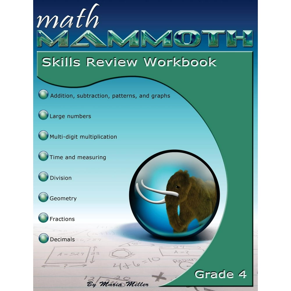 Math Mammoth Grade 4 Skills Review Workbook (Paperback) - Walmart.com