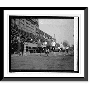 Historic Framed Print, Geo. Wash. inter class [track] meet at Central, 4/18/25, 17-7/8" x 21-7/8"