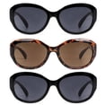 thumbnail image 1 of Anteojos de Sol Hyyiyun con Lentes Completos Lector UV400 1.5X para Mujer x3, 1 of 8