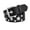 Style2, variant on Women's Fashion Belt Faux Leather Buckle Steampunk Metal Studded Medium Square Basic Spring Fall Black1 X-Small-Large