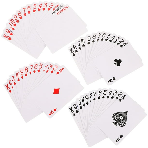 Juego de cartas de póquer con transferencia térmica de papel, juego de fiesta, entretenimiento, póker, tarjetas de juego DIY en blanco, 1 Juego