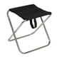 thumbnail image 3 of Taburete de camping plegable, resistente al desgaste, mini, portátil, para jardinería, senderismo y césped. Negro, 3 of 9
