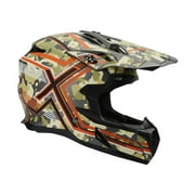 TCMT DOT Dirt Bike Helmet Full Face Adult Motorcross Helmet for Atv Offroad Street Dirt Bike Camouflage XL Size