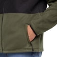 thumbnail image 5 of Eddie Bauer Men’s Lightweight Mixed Media Fleece Jacket, Full Zip (GREEN/X-LARGE), 5 of 5