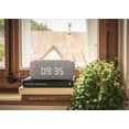 thumbnail image 3 of Despertador Speaker con Dual Alarm ZETA con bocina dual y Reloj Digital - Gris, 3 of 4
