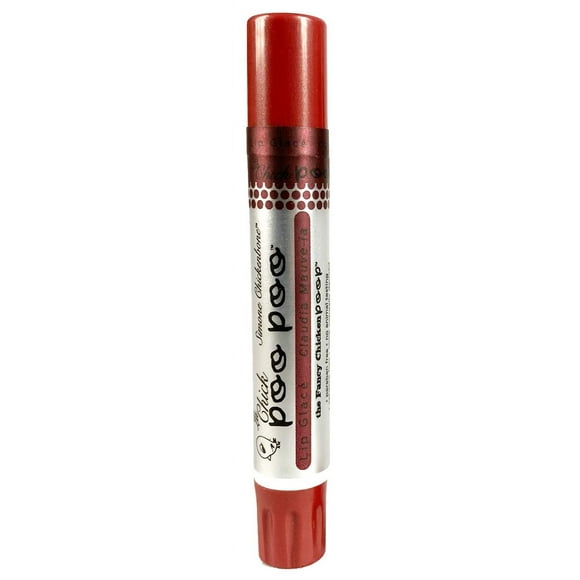 Simone Chickenbone Gloss Hydratant pour les Lèvres la Chick Poo Poo Lèvres Scintillant avec Mauve Colorant Minéral