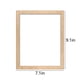 thumbnail image 3 of Marco de fotos 9x7 - Marco de madera para fotos 6x8 con esterilla o 9x7 sin esterilla • Montaje de pared o sobre mesa • Blanco moderno, marrón, caqui, 3 of 6