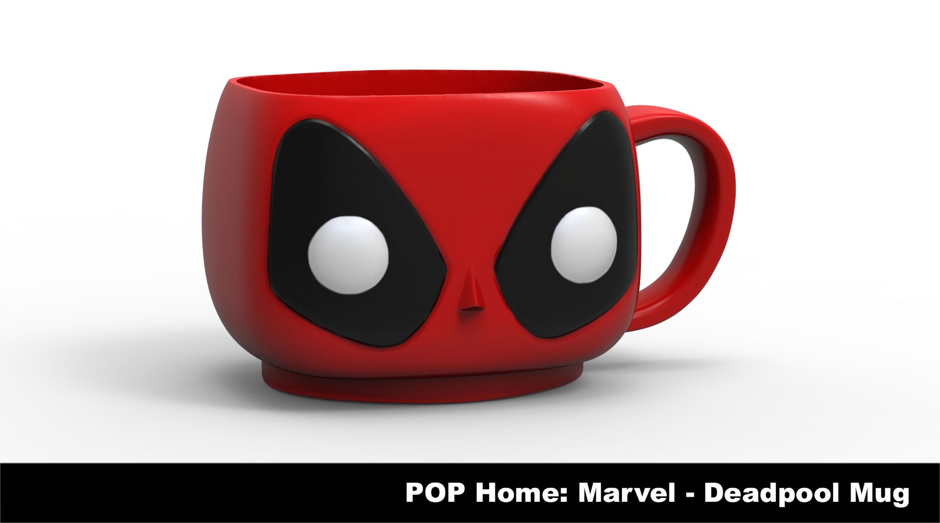 Tasse 3D Marvel Deadpool – Céramique Rouge – Mug Original – Occasion