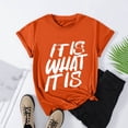 thumbnail image 4 of EGNMCR T-Shirts pour Femmes Printemps et Été Décontracté Quotidien Col Rond Manches Courtes Imprimé Graphique T-Shirt Manches Courtes Col Rond Haut/chemise, 4 of 7