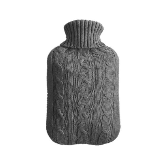 JUNTEX Knit Hot Water Bottle Bag Cover for 2000ML Hot Water Bottle Hot-water Bags Anti-scalding Cover Warming Hand Warmer