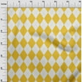thumbnail image 3 of oneOone Cotton Poplin Yellow Fabric Check Argyle Sewing Craft Projects Fabric Prints By Yard 42 Inch Wide, 3 of 4