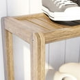 thumbnail image 5 of New Ridge Home Goods Abingdon 3-tier Solid Wood Console in Antique Chestnut, 5 of 9
