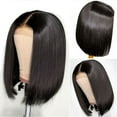 thumbnail image 3 of EcoNesxp Human Hair Inch Bob Lace Front Wig Human Hair Glueless Bob Wig 12 Inch Bob Lace Front Wig 4x4, 3 of 4
