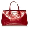 Pre-Owned Louis Vuitton Vernis Wilshire PM Leather Red
