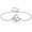 celtic knot, variant on Midir&Etain Angel Wings Cross Bracelet Anklet for Women 925 Sterling Silver Adjustable Blue Crystal Angel Wings Bracelet Anklet Infinity Heart Pendant Jewelry Gifts
