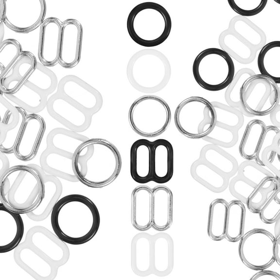 30 Pairs Hooks Bra Straps Replacement Women Convenient Clip Metal Underwear Adjustment Buckle Suspenders