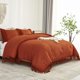 thumbnail image 4 of Juego de edredón Andency Burnt Orange King Size, 3 piezas, 4 of 6