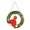 Christmas ball dwarf, variant on Tibvox Winter Christmas Door Sign Plaques 11"x11" Santa Hat Snowman Wall Door Sign 11"