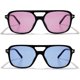 thumbnail image 1 of Retro Vintage 70s sunglasses for women men with UV Protection VL9611, 1 of 3