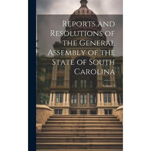 Reports and Resolutions of the General Assembly of the State of South Carolina; Volume 3 (Hardcover)