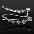 thumbnail image 4 of Pendientes de plata de ley con 7 cristales para cartílago para mujer, Piercing hipoalergénico de circonia cúbica, regalos para ella, 4 of 4