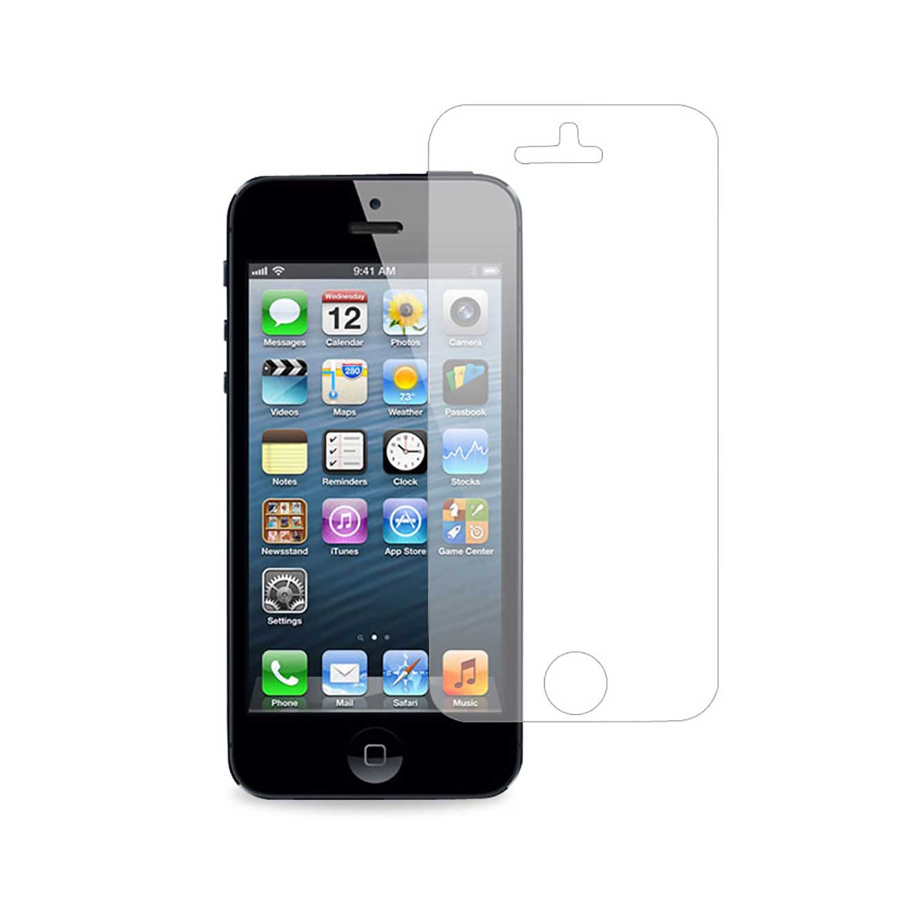 Iphone Se/ 5s/ 5 Two Pieces Clear Screen Protector In Clear